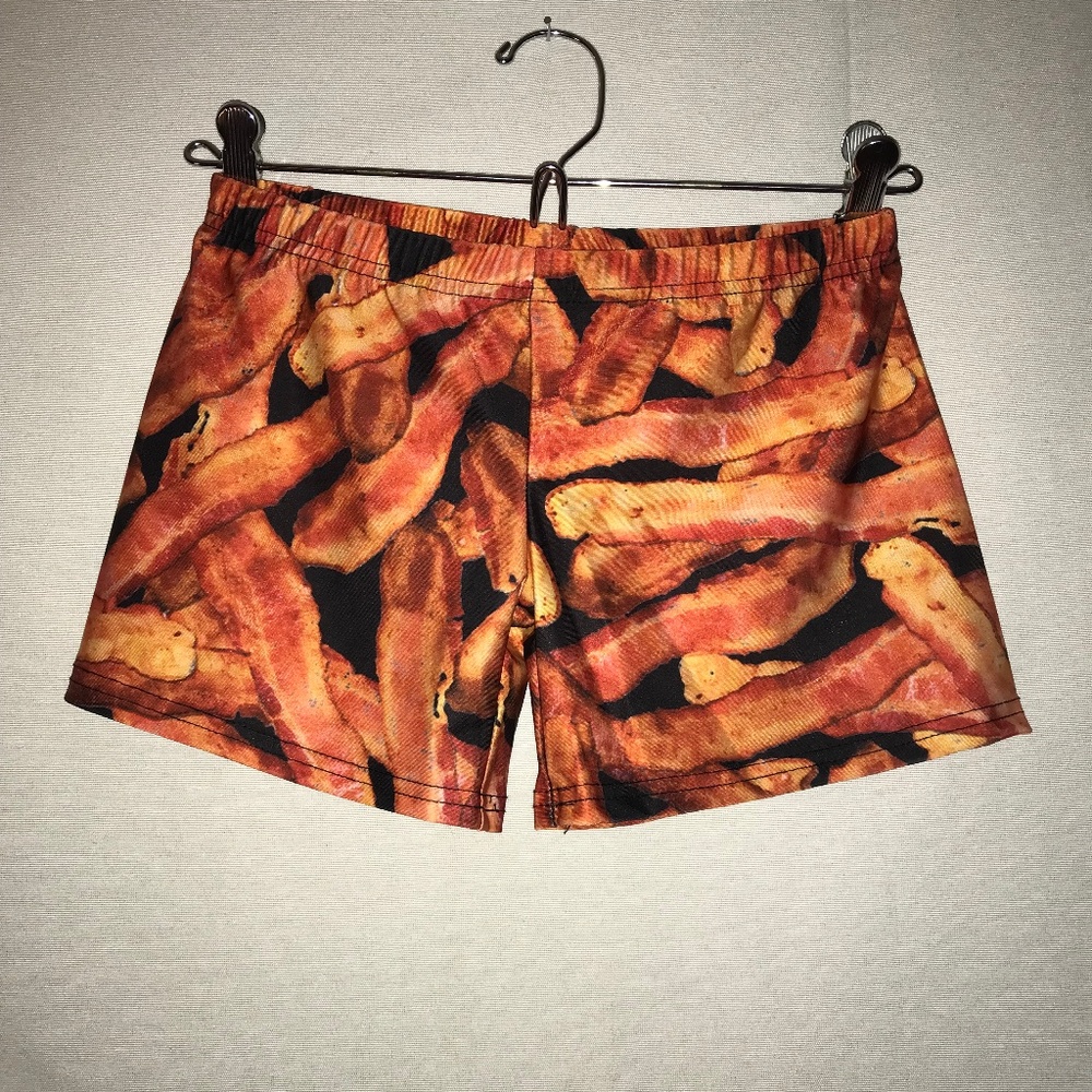 NWOT Til You Collapse Bacon Shorts-Athletic Shorts-XS